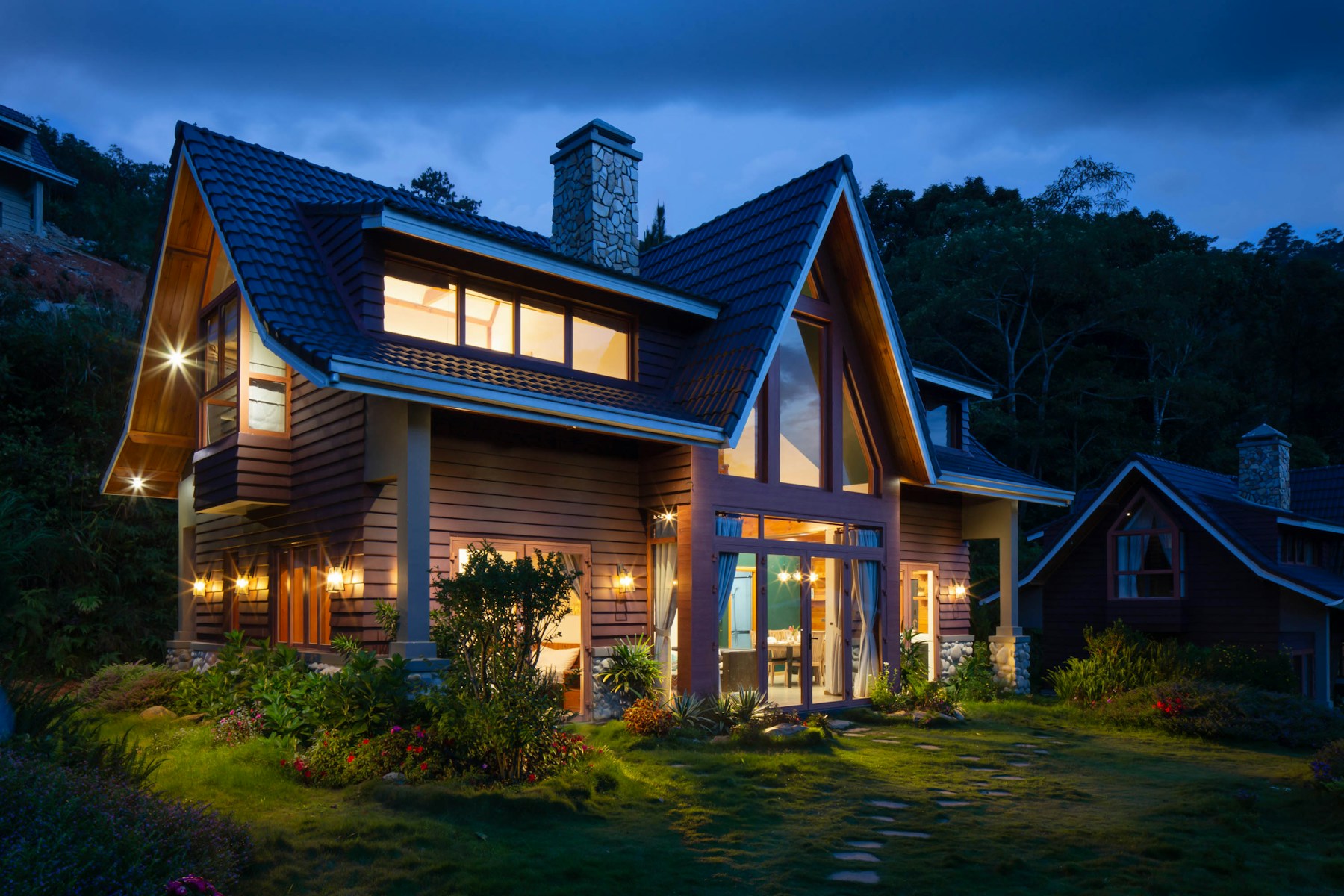 Premium residence at blue hour